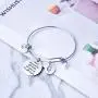 JanToDec Jewelry Stepdaughter Bangle Bracelet from Stepmom Stepdad Daughter-in-Law Gifts from Mother-in-Law Life Gave Me The Gift of You JanToDec Jewelry Stepdaughter Bangle Bracelet from Stepmom Stepdad Daughter-in-Law Gifts from Mother-in-Law Life Gave Me The Gift of You