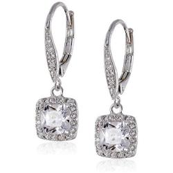 Anne Klein Flawless Cubic Zirconia Lever-Back Drop Earrings