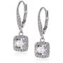 Anne Klein Flawless Cubic Zirconia Lever-Back Drop Earrings