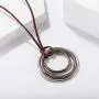2 Pcs Woman Vintage Jewelry Set Statement Necklaces Pendants Vintage Long Necklace & Hoop Dangle Drop Packs Boho Earring Women