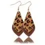Senteria Genuine Leather Leopard Earrings Set Lightweight Double Layer Teardrop Petal Leaf Leather Dangle Earrings Bohemian Leather Drop Earring for Women Jewelry Senteria Genuine Leather Leopard Earrings Set Lightweight Double Layer Teardrop Petal Leaf Leather Dangle Earrings Bohemian Leather Drop Earring for Women Jewelry