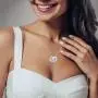 NATALIA DRAKE 1/4 Cttw Diamond Interlocking Double Circle Necklace for Women in Rhodium Plated Brass 18 Inch Chain (Color I-J/Clarity I2-I3) NATALIA DRAKE 1/4 Cttw Diamond Interlocking Double Circle Necklace for Women in Rhodium Plated Brass 18 Inch Chain (Color I-J/Clarity I2-I3)