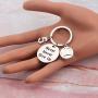 HOLLP Sobriety Keychain Sober 1/2/5 Years Anniversary Keychain Sobriety Jewelry Never Never Give Up Keychain Recovery Symbol Keychain