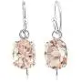 Gem Stone King 925 Sterling Silver Oval Peach Morganite Earrings For Women (1.30 Cttw Gemstone 7X5MM) Gem Stone King 925 Sterling Silver Oval Peach Morganite Earrings For Women (1.30 Cttw Gemstone 7X5MM)
