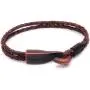Big Hook Mens Braided Leather Bracelet Brown Handcrafted in USA Big Hook Mens Braided Leather Bracelet Brown Handcrafted in USA