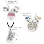 KESOCORAY Stranger Things Charm Necklace Eleven Alphabet Light Demogorgon Halloween Cosplay Movie Jewelry Stylish Silver Collection for Fans KESOCORAY Stranger Things Charm Necklace Eleven Alphabet Light Demogorgon Halloween Cosplay Movie Jewelry Stylish Silver Collection for Fans