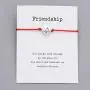 Pipitree Friendship Bracelet Charm Bracelet for Best Friends - Bracelet Gift Card Braided Wish Bracelet for You Care Everyone(4Pcs) Pipitree Friendship Bracelet Charm Bracelet for Best Friends - Bracelet Gift Card Braided Wish Bracelet for You Care Everyone(4Pcs)