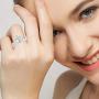BAOWING 18K Gold Sunflower Rings | Chunky Dome Flower Signet Ring | Stainless Steel Statement Jewelry Gift for Women Girls