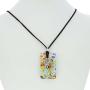 GlassOfVenice Murano Glass Millefiori Necklace and Earrings Set