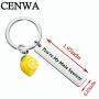 CENWA Lemon Charm Jewelry Youre My Main Squeeze Keychain Lemon Pun Gift