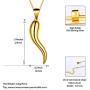Lucky Italian Horn Pendant Necklace Earrings Jewelry Set Mens Womens 925 Sterling Silver/Black/18K Gold Plated Amulet Cornicello Horn Necklace Wedding Engagement Jewellery Bridesmaid Gift