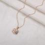 Dainty Necklace for Women Girls, 14K Gold Plated Horse Honeycomb Bee Necklace Jewelry Gifts for Girls Kids Children Cubic Zirconia Infinity Heart Pendant Necklace Christmas Jewelry Gift for Her
