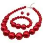 Halawly Large Pearl Necklace Jewelry Set - 3 Colors Simulated Pearl Beads Statement Strand Necklaces Bracelet and Earrings for Women Halawly Large Pearl Necklace Jewelry Set - 3 Colors Simulated Pearl Beads Statement Strand Necklaces Bracelet and Earrings for Women