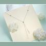 YinShan Mothers Day Jewelry Dainty Lariat Necklaces Y Necklace Adjustable Long Chain 30 Inches Sweater Chain 925 Sterling Silver Jewelry for Women Girls Easter Gifts
