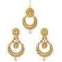 Bindhani Womens Indian Bollywood Style Jewellery Hair Accessories Maang Tika Headpiece Bridal Bridesmaid Wedding Traditional Bahubali Gold Plated Chandbali Kundan Earrings Mang Tikka Jewelry Bindhani Womens Indian Bollywood Style Jewellery Hair Accessories Maang Tika Headpiece Bridal Bridesmaid Wedding Traditional Bahubali Gold Plated Chandbali Kundan Earrings Mang Tikka Jewelry