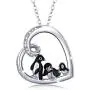 JUSTKIDSTOY Penguin Necklace 925 Sterling Silver Cute Necklace Family Penguin Gifts for Women Girls JUSTKIDSTOY Penguin Necklace 925 Sterling Silver Cute Necklace Family Penguin Gifts for Women Girls