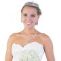 Jalisiol Bridal Wedding Jewelry Set, Luxury Crystal Rhinestone Hair Accessories Tiaras Crown Earrings Necklace Sets for Bride Wedding Prom Party Wedding Dress