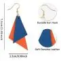 Jagucho Genuine Leather Earrings Drop Dangle for Women Teen Girls, Gifts for Women Jagucho Genuine Leather Earrings Drop Dangle for Women Teen Girls, Gifts for Women
