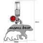 JMQJewelry Mama Bear Mom Mothers Day Love Child Kids Birthday Birthstone Jan-Dec Charms for Bracelets Women Jewelry