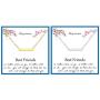 Best Friend Necklaces for 2 Dainty Bar Neckalce Elephant Love Knot Mountain Lock Necklace Jewelry Gifts for Women
