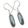 SilverStarJewel Sterling Silver Natural Labradorite Dangle Earrings 1.5'' Wedding Fashion SilverStarJewel Sterling Silver Natural Labradorite Dangle Earrings 1.5'' Wedding Fashion
