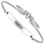 SOUSYOKYOSAM Dainty Cuff Bracelet - Inspire - Teenager Inspirational Jewelry with Positive Mantra Saying
