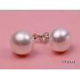 JYX Freshwater Pearl Necklace Set 11-12mm White Pearl Necklace Bracelet and Earrings Jewelry Set