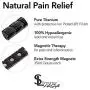 Elegant Titanium Magnetic Therapy Bracelet Pain Relief for Arthritis and Carpal Tunnel Elegant Titanium Magnetic Therapy Bracelet Pain Relief for Arthritis and Carpal Tunnel