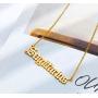 Lyncymber Zodiac Necklaces 18K Gold Plated Stainless Steel 12 Astrology Constellation Letter Necklaces for Women Girls
