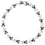 Disney Mickey Mouse Jewelry for Women and Girls, Sterling Silver Cubic Zirconia Tennis Bracelet,
