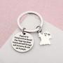 SEIRAA Ghost Friends Keychain Best Friend Gift Ghost Jewelry Soul Sister Gift Friendship Keychain Gag Birthday Gift For Her