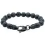 Blackjack Jewelry Mens Genuine Lava Stone Black Stainless Steel Bead Bracelet Black CZ Skull Lobster Clasp Blackjack Jewelry Mens Genuine Lava Stone Black Stainless Steel Bead Bracelet Black CZ Skull Lobster Clasp