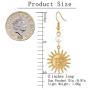PLTGOOD Fashion Small Hoop Huggie Earrings for Women Girls - 18K Gold Plated Sparkling CZ Lightning/Shell/Heart Dangle Drop Earrings