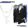 Thunaraz 6Pcs Lock Chain Necklace Statement Lock Pendant Necklace Punk Chunky Rose Gold Silver Egirl Eboy Long Multilayer Chains Thunaraz 6Pcs Lock Chain Necklace Statement Lock Pendant Necklace Punk Chunky Rose Gold Silver Egirl Eboy Long Multilayer Chains