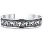 Bali Style Good Luck Elephant Bangle Cuff Bracelet For Women Solid Heavy Antiqued 925 Sterling Silver Bali Style Good Luck Elephant Bangle Cuff Bracelet For Women Solid Heavy Antiqued 925 Sterling Silver