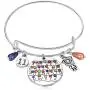 Stranger Things Gifts, Themed Bracelet ST Merchandise Alphabet Jewelry Light Eleven Demogorgon Bangle Halloween Cosplay Costume for Girls Women Stranger Things Gifts, Themed Bracelet ST Merchandise Alphabet Jewelry Light Eleven Demogorgon Bangle Halloween Cosplay Costume for Girls Women