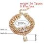 tenghong2021 Layered Rhinestone Cuban Necklaces Bracelet Set Layering Miami Butterflies Collar Cuban Link Chain Lock Pendant Necklace Bracelet Tennis Zirconia Bling Butterfly Chokers