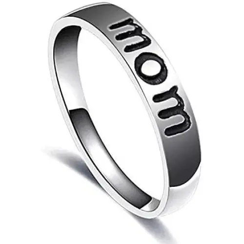 BOCIOL Silvering Mothers Day Rings, mom Ring Personalized, Birthstone Purity Rings for mom, Mother Daughter Jewelry Birthstone Rings for mom BOCIOL Silvering Mothers Day Rings, mom Ring Personalized, Birthstone Purity Rings for mom, Mother Daughter Jewelry Birthstone Rings for mom