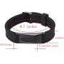 EMF Protection Bracelet, Anti Radiation Bracelet 7 in 1 Joint Pain and Carpal Tunnel Bracelets for Men and Women | EMF Protection Necklace/Pendant（Black）