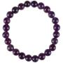 Top Plaza Natural Amethyst Rose Quartz Gemstone Crystal Healing Antique Silver Flower Wrap Pointed Pendant Necklace Bracelet Jewelry Set