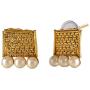 Efulgenz Indian Bollywood Traditional Faux Pearl Temple Choker Wedding Necklace Earrings Jewelry Set