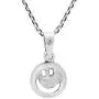 AeraVida Fun and Happy Smiley Face .925 Sterling Silver Pendant Necklace AeraVida Fun and Happy Smiley Face .925 Sterling Silver Pendant Necklace