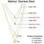 WangGao Layered Choker Necklaces Stainless Steel Handmade 4 Layer Multilayer Chain Necklaces Set for Women Girls WangGao Layered Choker Necklaces Stainless Steel Handmade 4 Layer Multilayer Chain Necklaces Set for Women Girls