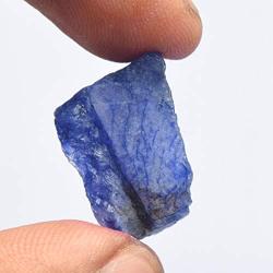 Blue Sapphire Healing Crystal - 17.00 Ct Natural Raw Blue Sapphire - Uncut Unheated Rough Gemstone