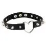Qiandi Handmade Harajuku Punk Goth Sexy PU Leather Rivet Choker Necklace for Women Birthday Party Gift Club Body Jewelry