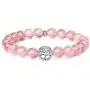 ZENI Tree of Life Bracelet, Natural Gemstone Bead Bracelet for Women, 8mm Stone Bead Bracelet with Silver Pendant, Crystal Agate Healing Jewelry Gift