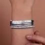 FANCY SHINY Hematite Leather Wrap Bracelets Beaded Healing Stone Cuff Bracelet Rhinestone Boho Jewelry Gift for Women with Magnetic Clasp FANCY SHINY Hematite Leather Wrap Bracelets Beaded Healing Stone Cuff Bracelet Rhinestone Boho Jewelry Gift for Women with Magnetic Clasp