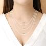 Boma Jewelry Sterling Silver Origami Dachshund Wiener Dog Necklace, 18 Inches