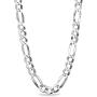 Savlano 925 Sterling Silver 8mm Italian Solid Figaro Link Chain Necklace with Gift Box for Men & Women - Made in Italy