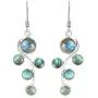 Natural Labradorite Earrings 925 Silver Overlay handmade Dangle Earrings Natural Labradorite Earrings 925 Silver Overlay handmade Dangle Earrings